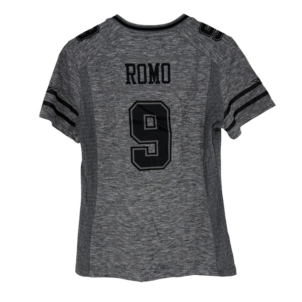 Nike NFL Dallas Cowboys Tony Romo 9 Jersey Grey Space Dye Sporty Gameday Medium
